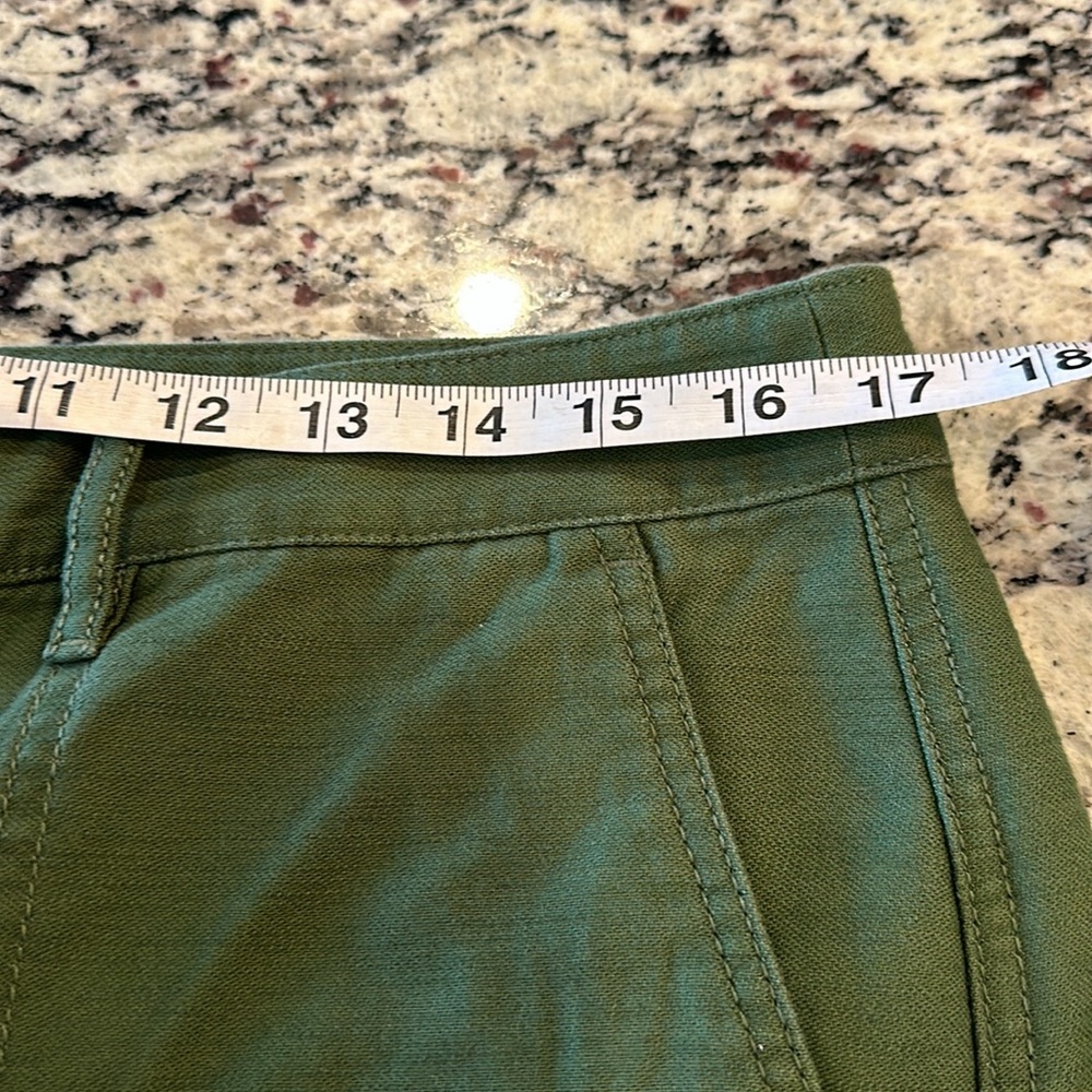 Nwt j crew green khaki vintage taper crop chino pant Size 12 J14 - Picture 9 of 9